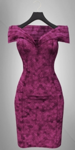 Fission-Faye cocktail dress-Orchid